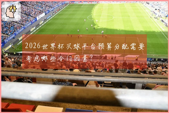 2026世界杯买球平台预算分配需要考虑哪些冷门因素？